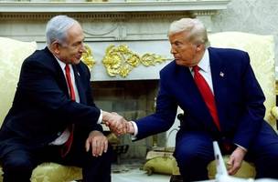 Netanyahu e Trump (Foto: Kevin Dietsch/Getty Images)