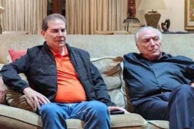 Paulinho da Força e Michel Temer