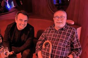 Quem conhece os dois, sabe que esses sorrisos são sinceros.  de grande satisfação (Foto: Reprodução)