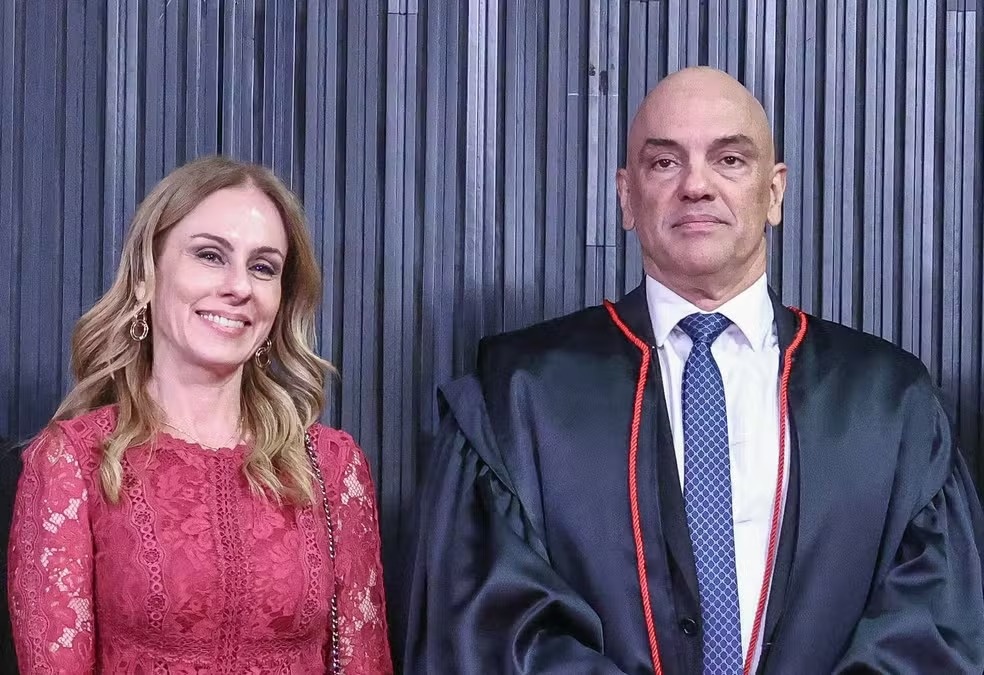 Viviane e Alexandre de Moraes