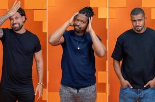 Brigido, Leandro e Matheus formam o segundo paredão do BBB 26 (Foto: Divulgação/Gshow)