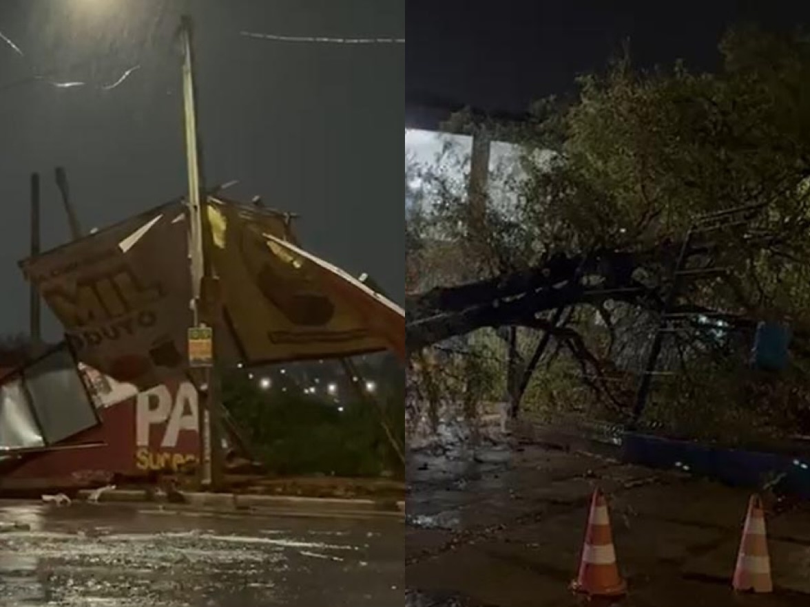 Chuva em Teresina causa transtornos na noite desta segunda-feira (27)