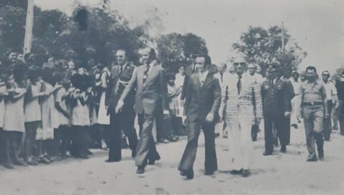 Dia da posse de Julio Cesar em Guadalupe. Ha 50 anos. Muita festa