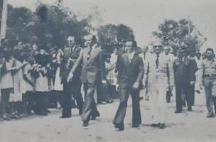 Dia da posse de Julio Cesar em Guadalupe. Ha 50 anos. Muita festa (Foto: Reprodução)