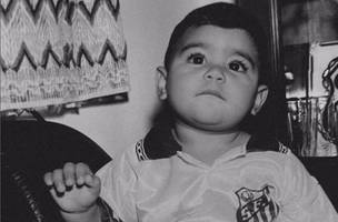 Gabigol celebra retorno ao Santos em primeira publicação após anúncio oficial (Foto: Reprodução/Redes sociais)