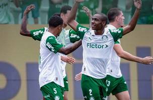 Palmeiras comemora vitória sobre o Ituano (Foto: Divulgação/Palmeiras)