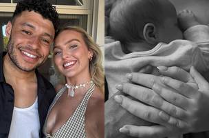 Perrie Edwards, do Little Mix, e o marido, jogador de futebol Alex Oxlade-Chamberlain (Foto: Reprodução/Redes Sociais)