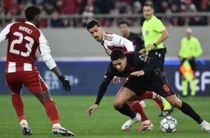 Rodinei deu duas assistências na vitória do Olympiacos contra o Leverkusen (Foto: Photo by Milos Bicanski/Getty Images)