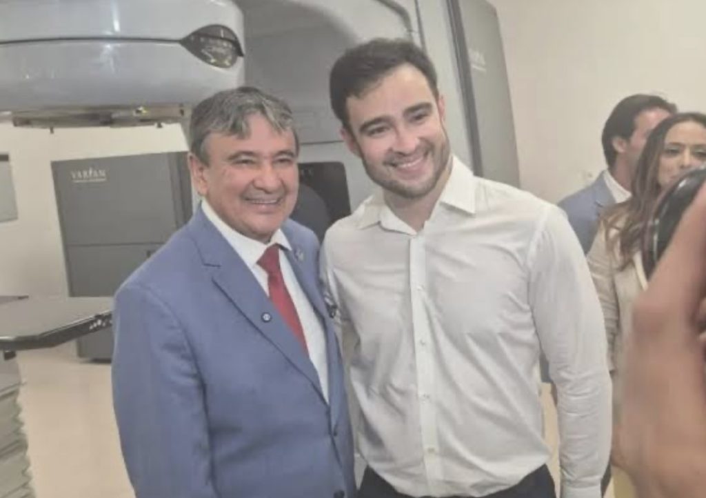 Wellington Dias e o filho Vinícius Dias