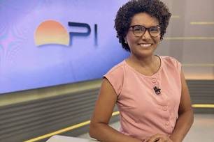 Ângela Bispo, apresentadora do Bom Dia Piauí