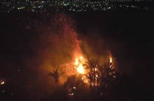 Incêndio em Teresina (Foto: Reprodução/TV Clube)