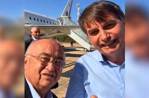 Julio Cesar e Jair Bolsonaro (Foto: Reprodução)