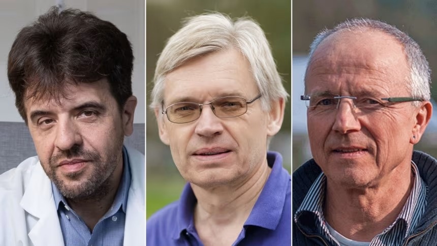 Karl Deisseroth, Peter Hegemann e Georg Nagel