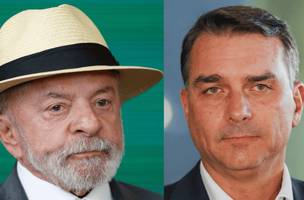Lula e Flávio Bolsonaro encerram campanha em São Paulo (Foto: Reprodução)