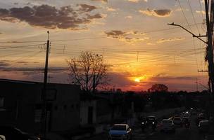 Pôr do sol no Piauí (Foto: Arquivo Pessoal)