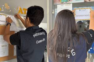 Coren-PI interdita serviços de Enfermagem em unidade de saúde no Piauí (Foto: Reprodução/Coren-PI)