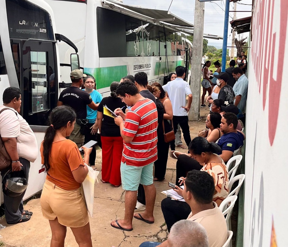 Itinerante no bairro Santa Clara