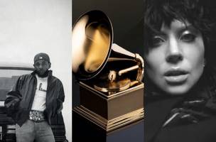 Kendrick Lamar e Lady Gaga lideram as indicações da noite (Foto: Colagem AZ)