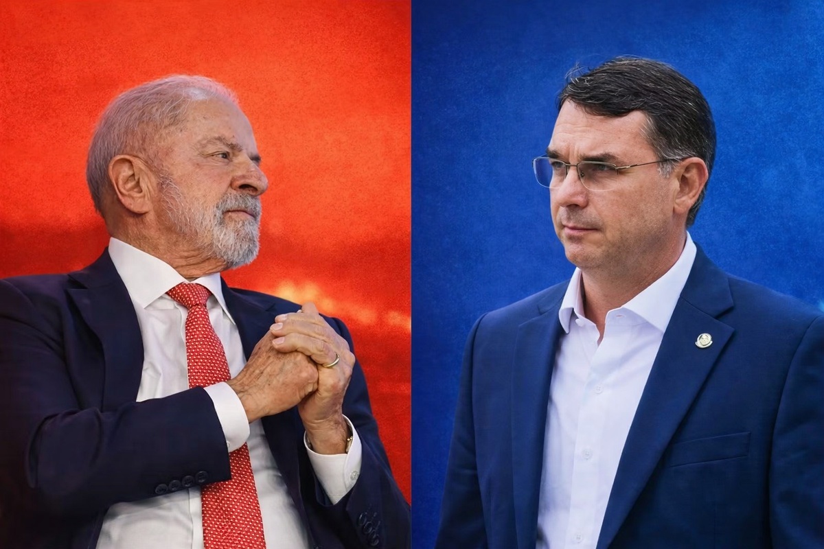 Lula está em empate técnico com Flávio, mas cenário é favorável para 01 de Jair Bolsonaro