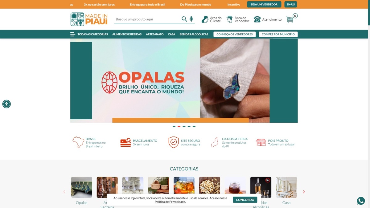 Made In Piauí aposta em frete grátis no Carnaval para impulsionar vendas locais