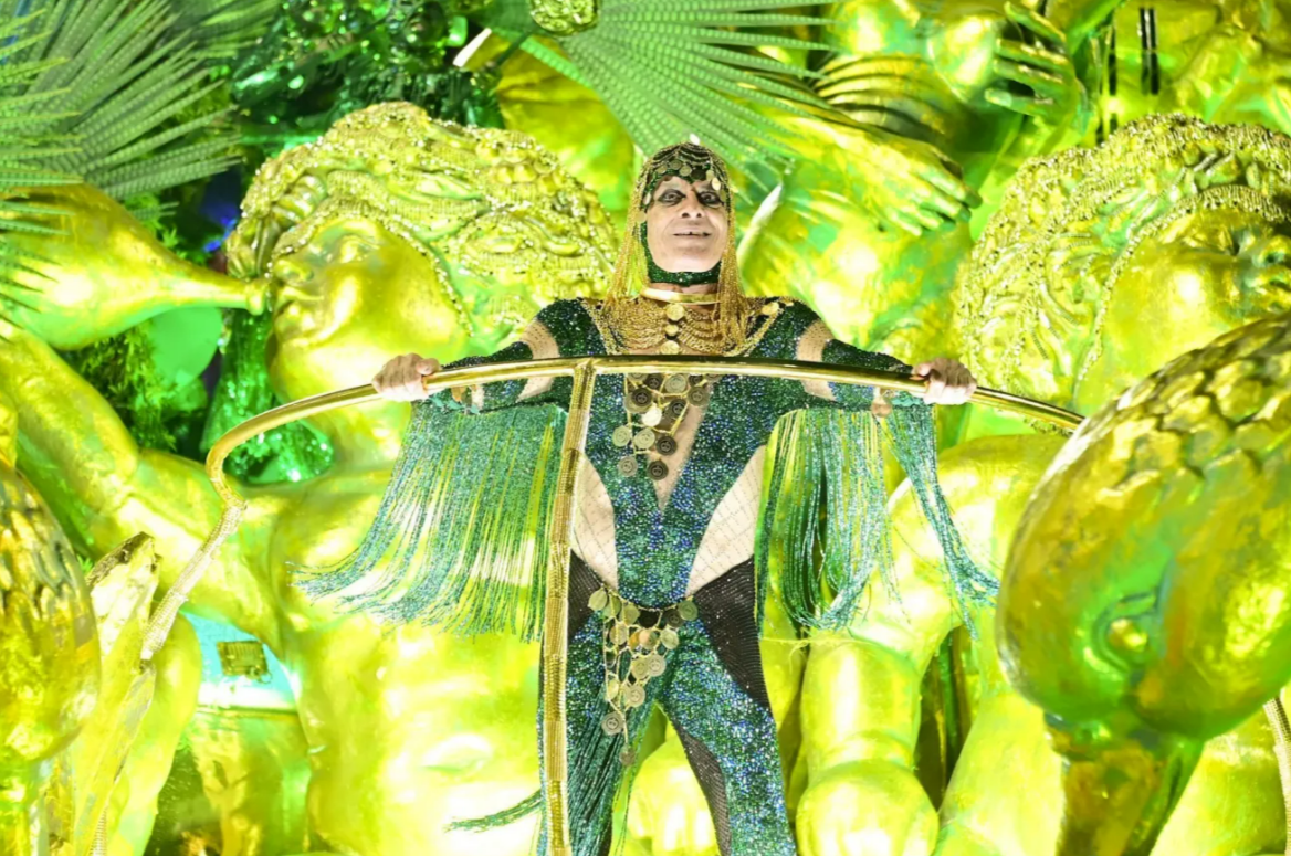 Ney Mato Grosso em desfile pela Imperatriz Leopoldinense