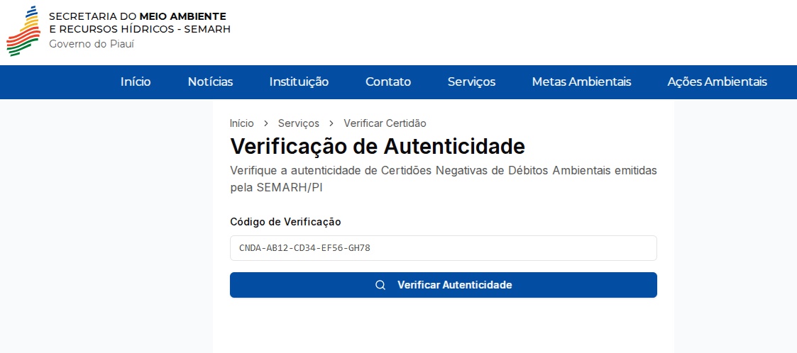 Nova ferramenta libera certidão ambiental automática e sem burocracia
