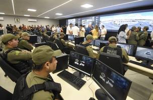 Central de monitoramento da Secretaria de Segurança. (Foto: Ascom SSP-PI)