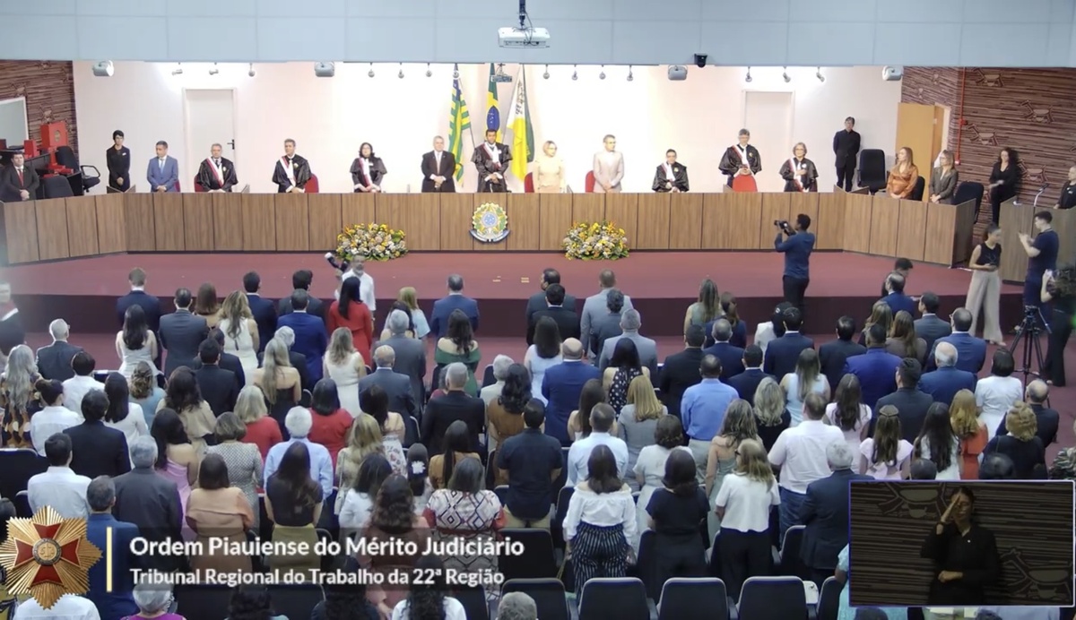 Cerimônia de Entrega das Medalhas Ordem Piauiense do Mérito Judiciário do TRT da 22ª Região