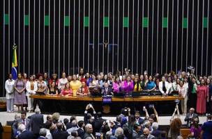 Deputadas assumem mandato na 57ª legislatura, mas ainda são minoria em cargos de comando no Legislativo (Foto: Pablo Valadares/Agência Câmara)