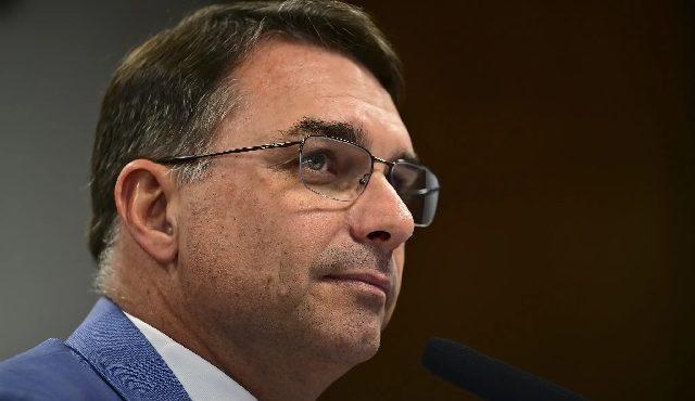 Flávio Bolsonaro participou de evento do BTG