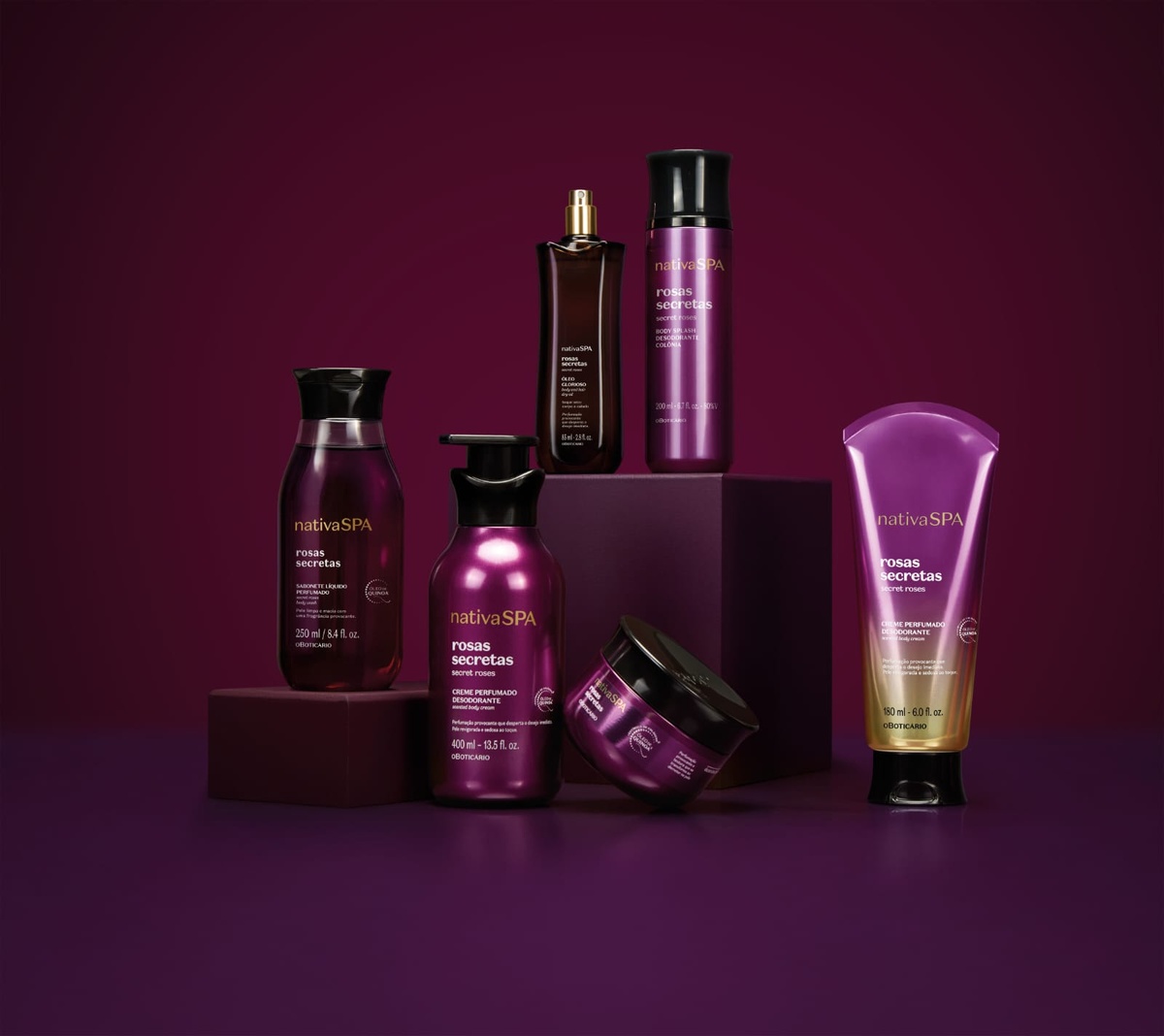 Linha Nativa SPA Rosas Secretas.
