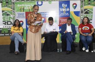 Marina Silva participa de fórum em Teresina e defende combate ao desmatamento para reduzir impactos climáticos. (Foto: Francisco Leal)