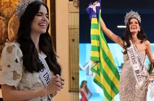Miss Brazil deixa coroa e faixa no Santuário Nacional em gesto de fé (Foto: Reprodução(Redes Sociais))
