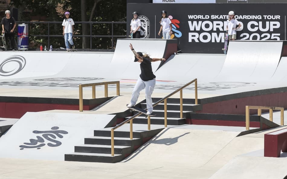 Pamela Rosa na Copa do Mundo de Skate Street Roma 2025
