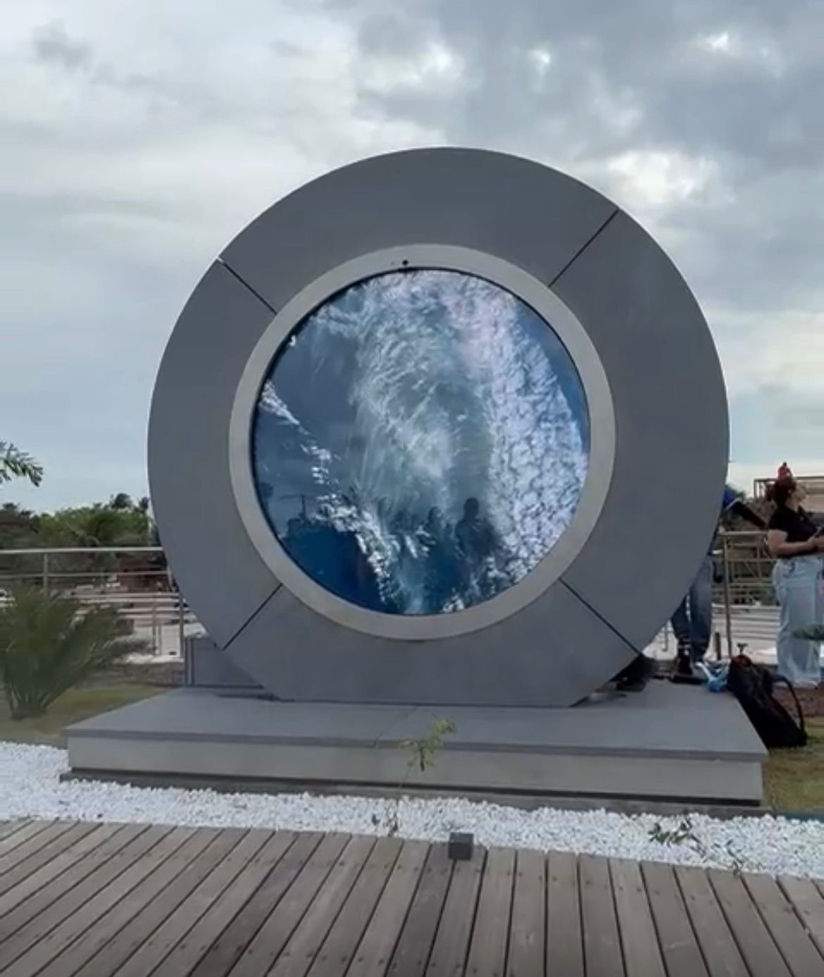 Portal instalado em Barra Grande