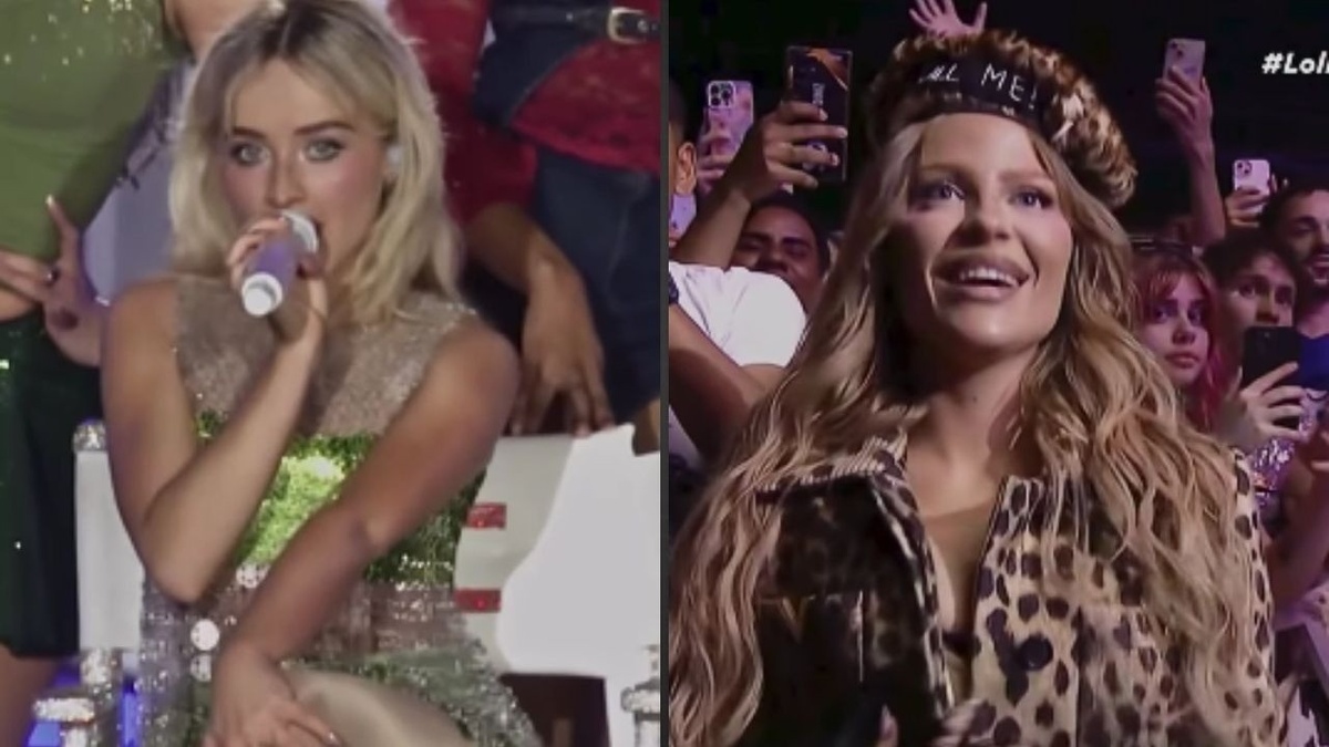 Sabrina Carpenter escolheu Luísa Sonza para interagir durante a performance de “Juno”