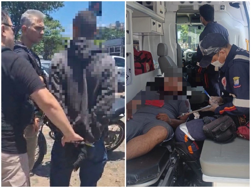 Suspeito foi preso e conduzido à Central de Flagrantes