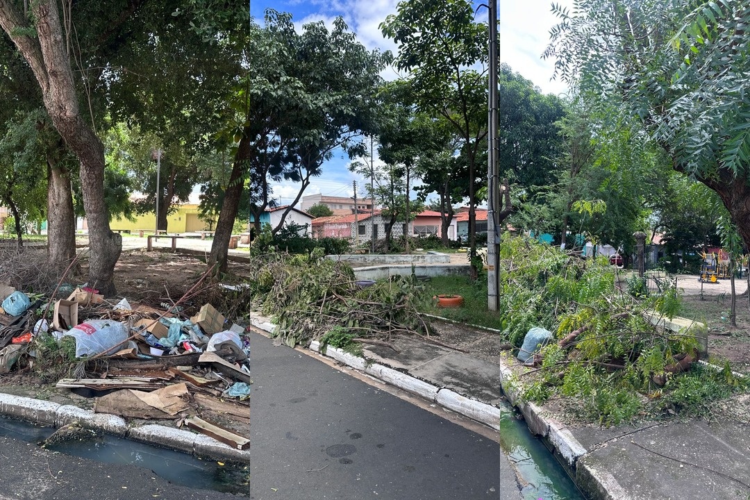 As fotos sao das praças da Faveira e São Pedro, no Parque Piauí