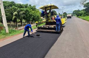 Asfalto em Teresina (Foto: PMT)