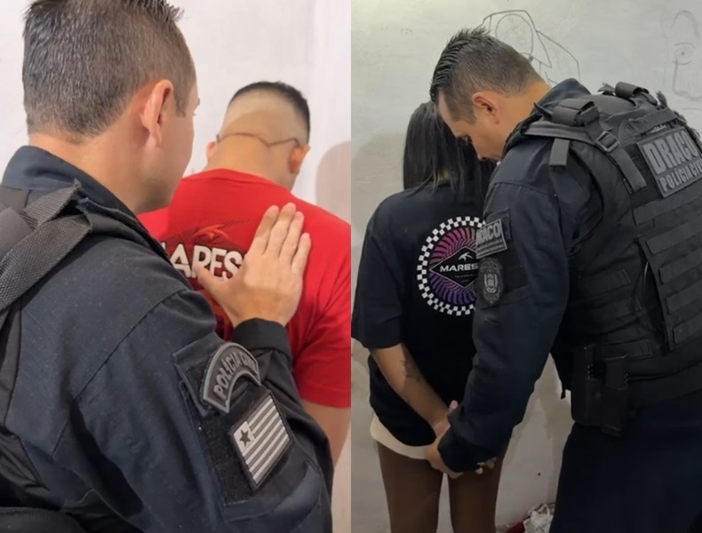 Casal foi preso na manhã desta quarta-feira (1)