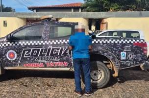 Condenado estava foragido há 9 anos (Foto: Polícia Militar)