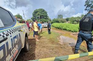 Local onde a ocorrência foi registrada (Foto: Polícia militar)