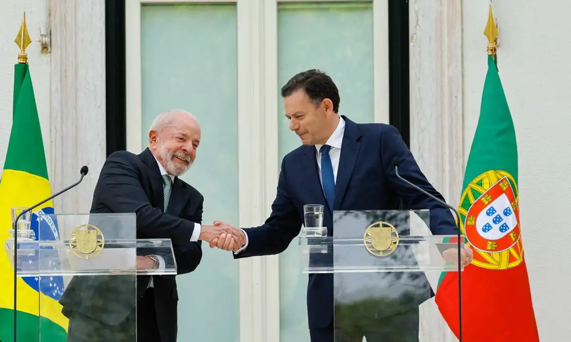 Lula e o presidente português, António José Seguro