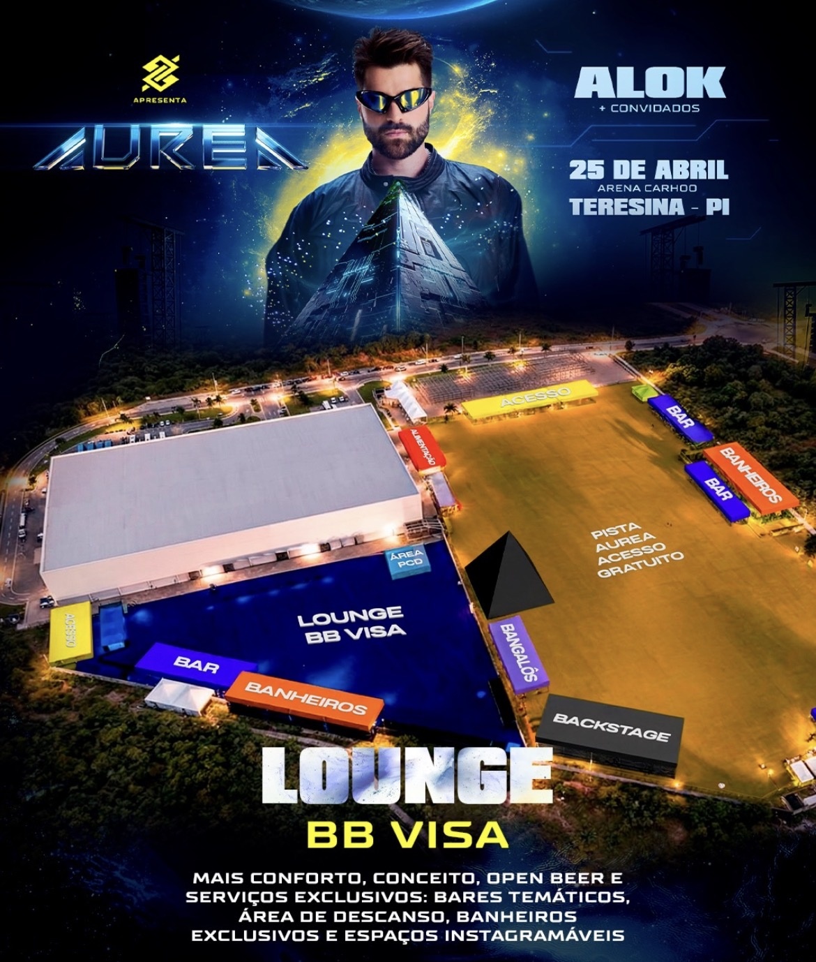Mapa do evento