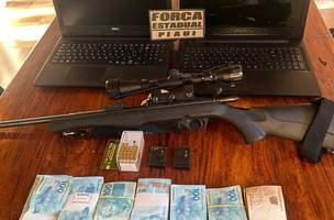 Material apreendido durante a operação (Foto: Divulgação/SSP-PI)