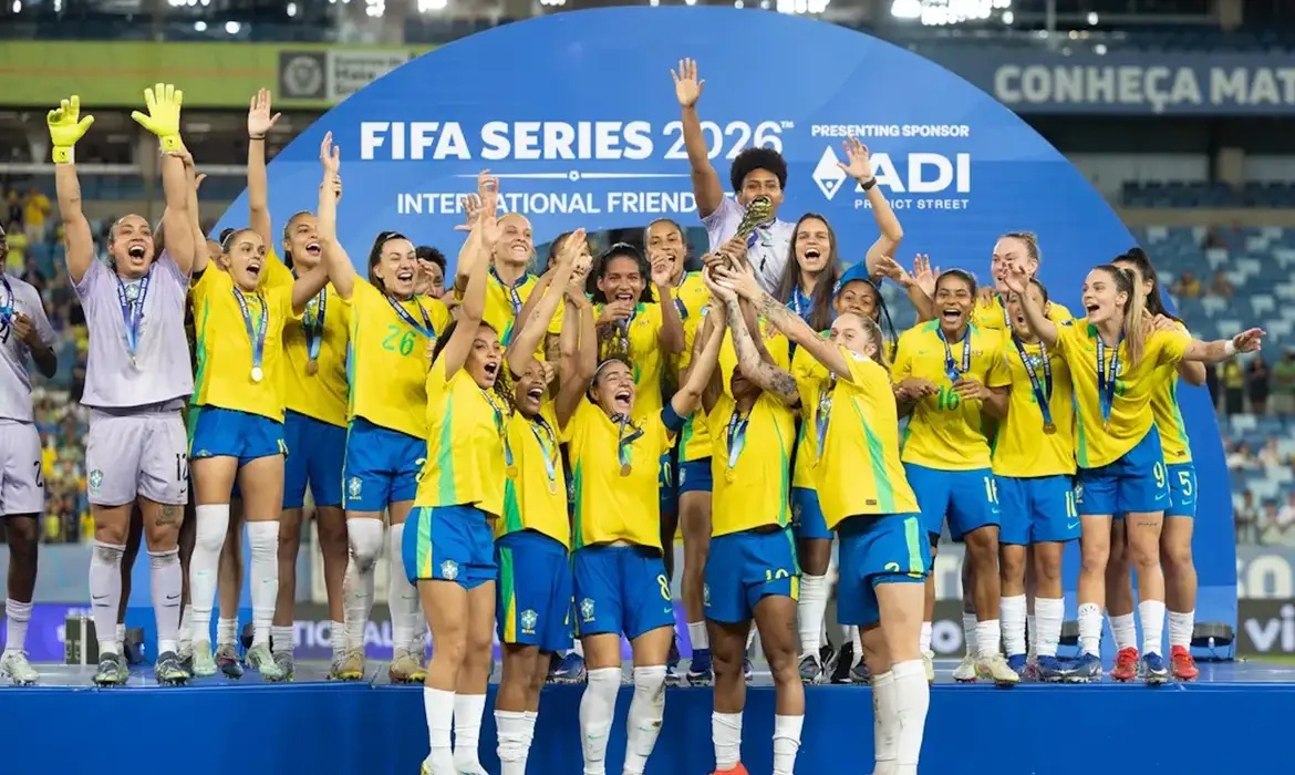 O Brasil conquistou o título do FIFA Series
