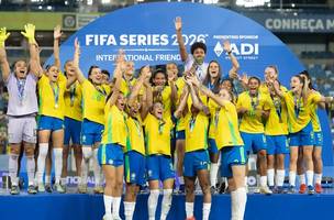 O Brasil conquistou o título do FIFA Series (Foto: CBF)