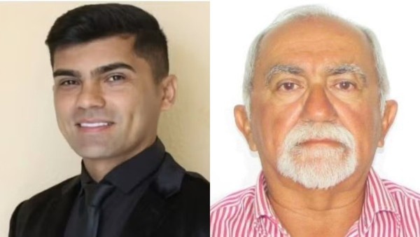 O ex-vereador Juliano Magalhães Coelho, conhecido como “Juliano Importados”, e o pai dele, Sebastião Fernandes Coelho