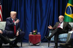 Os presidentes Donald Trum e Lula (Foto: Getty Images)
