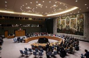 Reunião da ONU expõe divisão entre potências em meio à crise no Golfo (Foto: Jeenah Moon/ Reuters)